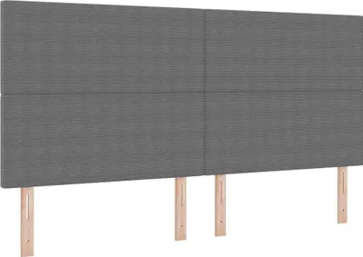Zdjęcie produktu dla vidaXL Zagłówek jasnoszary 200 cm Tkanina sztruksowa