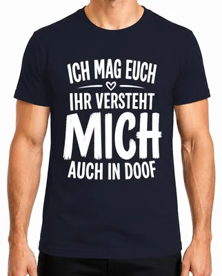 Imagen del producto de Me gusta esta camiseta, "Entiendo vuestro sarcasmo, señores", en color azul marino, talla L