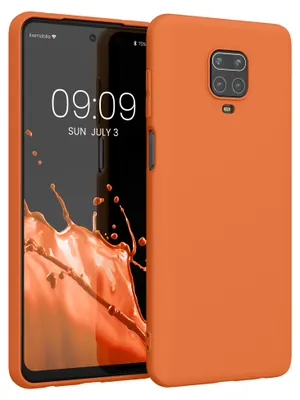 Produktbild von kwmobile Handyhülle für Xiaomi Redmi Note 9S / 9 Pro / 9 Pro Max Hülle - TPU Case - Kabelloses Laden - Schutzhülle Cover in Warme Aprikose