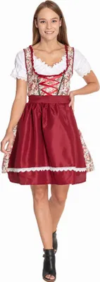 Produktbild von S MP-7|MIESEPETER® Damen Dirndl -Kostüm weinrot