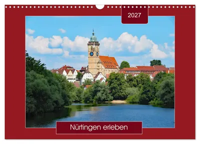 Immagine prodotto di Alla scoperta di Nürtingen (calendario da parete 2027, formato DIN A3 orizzontale), calendario mensile CALVENDO
