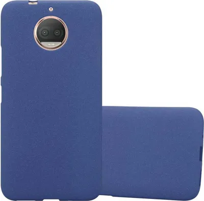 Produktbild von Cadorabo Schutzhülle für Motorola MOTO G5S PLUS Hülle in Blau Handyhülle TPU Etui Cover Case