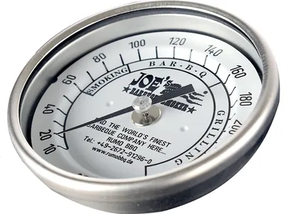 Produktbild von Rumo Barbeque JOEs Original 3 Zoll Edelstahl Thermometer 10 - 260°C