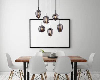 Zdjęcie produktu dla Lampa wisząca BLACKY 15345-6 Globo