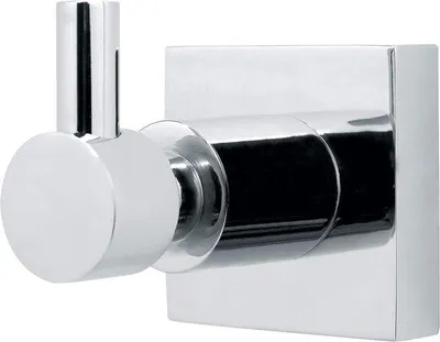 Obrázok produktu pre Lesklý chrómový držiak na uteráky – 68 mm x 50 mm x 55 mm