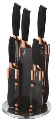 Produktbild von ZILNER Rosegold ZL-5118 6-teiliges beschichtetes Messerset
