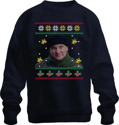 Produktbild von Harry Kevin Allein Zuhause - Weihnachtsgeschenk Ugly Christmas Sweater Weihnachten Uni Pullover, Navy, 3XL