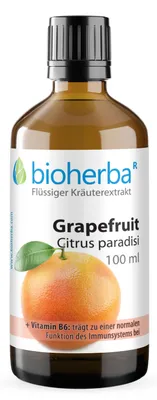 Produktbild von Bioherba Grapefruit Citrus paradisi Tropfen Tinktur 100 ml