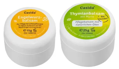 Produktbild von Baby & Kinder - Engelwurzbalsam & Thymianbalsam Myrte Set