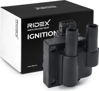 Produktbild von RIDEX 689C0152 Zündspule für RENAULT CLIO II (BB0/1/2, CB0/1/2) KANGOO (KC0/1) KANGOO Express (FC0/1) MEGANE I (BA0/1) MEGANE Scenic (JA0/1)