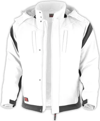 Produktbild von Qualitex Softshelljacke "PRO", Größe: XXL, Farbe: weiß/grau