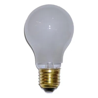 Image de Ampoule Merkur A60 25 W, culot E27, finition mate, 125 V-130 V, blanc chaud, dimmable, tension spéciale
