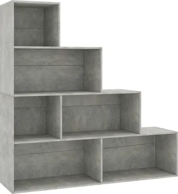 Immagine prodotto di Libreria/divisorio grigio cemento 155x24x160 cm materiale a base di legno