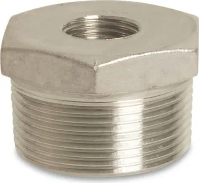 Obrázek produktu pro Závitové šroubení Redukce z nerezové oceli 1/2" AG x 3/8" IG