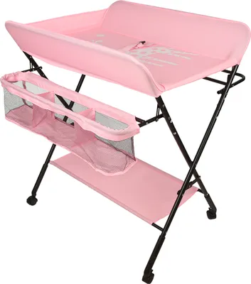Produktbild von Klappbar Wickeltisch Wickelauflage Kommode  Baby Kind Unterlage Wickeln Beige