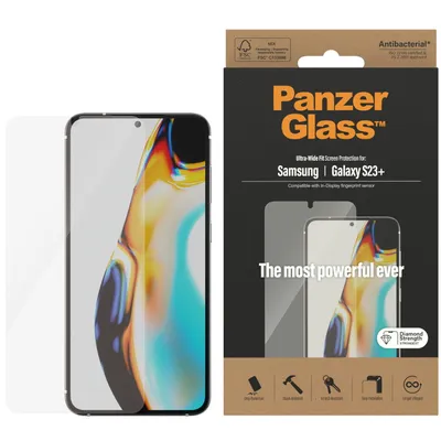 Immagine prodotto di Vetro temperato Panzerglass Ultra-Wide Fit per Samsung Galaxy S23+