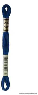 Immagine prodotto di Filato da ricamo DMC Mouline Special 117MC -803, 6 fili, 8 m