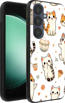Obrázok produktu pre Smartphonica Puzdro na telefón Vhodné pre Samsung Galaxy S23 FE s potlačou mačky - TPU zadný kryt puzdro mačka