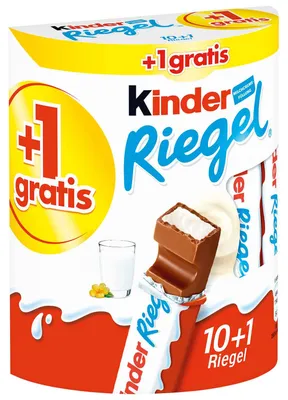 Produktbild von kinder Riegel 10er + 1 gratis
