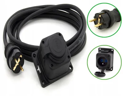 Produktbild von ELS Elektrotechnika Baustromkabel 2m 3x2.5mm² IP44 Gummi