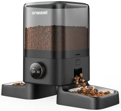 Produktbild von Katzen-Futterautomat Oneisall Kabellos mit APP-Steuerung, 3L ein Nafp/5L zwei Näpfe