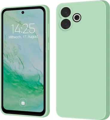 Produktbild von Hülle für Xiaomi Redmi 13 Case Cover Bumper Silikon Softgrip Schutzhülle Farbe: Türkis