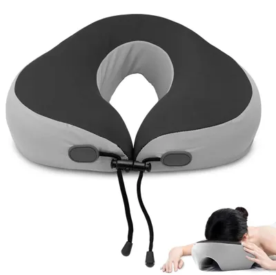 Image de Coussin de massage réglable avec ouverture pour la tête, pour des massages confortables