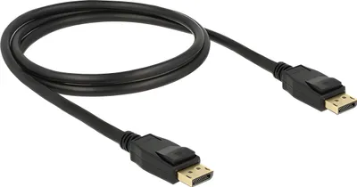 Productafbeelding van Delock 83805 DELOCK Displayport Kabel DP -> DP St/St 1.00m schwarz 4K
