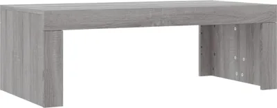 Zdjęcie produktu dla vidaXL Stolik kawowy szary Sonoma 102x50x36 cm Materiał drewnopochodny