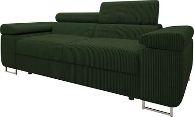 Produktbild von MIRJAN24 Sofa Torezio 2, Couch mit Einstellbare Kopfstützen,  2-Sitzer, Wohnzimmer, 198x102x70-90 cm (Farbe: Poso 14)