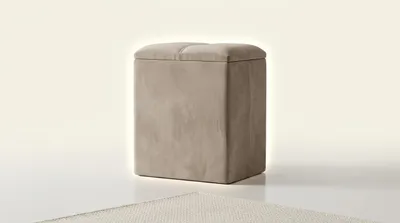 Productafbeelding van Pouf, comfortabel, stijlvol, beige, minimalistisch, zacht, modern, praktisch