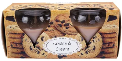Image de Bougie parfumée "Creation" - Bougies en pack de 2 Cookie-Cream