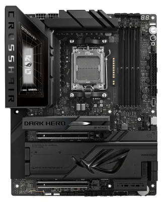Immagine prodotto di ASUS ROG CROSSHAIR X870E DARK HERO, AMD, Socket AM5, AMD Ryzen 7000 Series, AMD Ryzen 8000 Series, AMD Ryzen 9000 Series, Socket AM5, DDR5-SDRAM, 256 GB