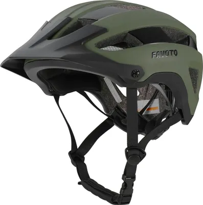 Produktbild von Favoto Radhelm Fahrradhelm Damen Herren - Dreischalenstruktur 14 Belüftungsöffnungen Abnehmbares Innenfutter Visier Verstellbar Kopfband L(59-61cm)