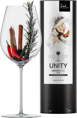 Produktbild von Eisch Vorteilset 2 Stück Bordeauxglas Grand Cru 522/21 in Geschenkröhre UNITY SENSISPLUS 25222021 und Geschenk + Spende