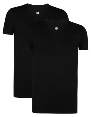 Produktbild von Petrol T-Shirt Doppelpack Black Black M