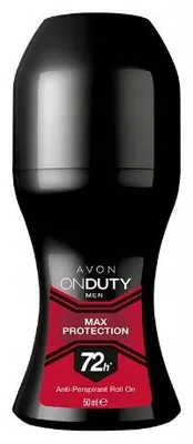 Produktbild von Avon On Duty Max Protection Roll-on-Antitranspirant für Herren, 72 Stunden Schutz, 50 ml