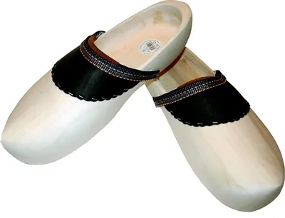 Produktbild von Original westfälische Holzschuhe mit Lederkissen aus unbehandelten, regionalen Pappelhölzern (Gr. 30)