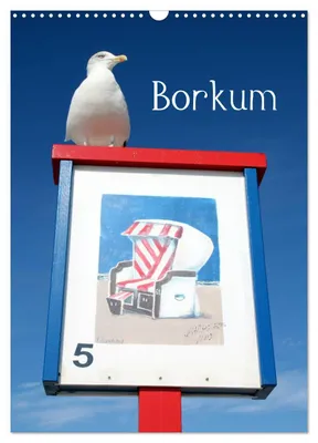 Produktbild von Borkum (Wandkalender 2027 DIN A3 hoch), CALVENDO Monatskalender