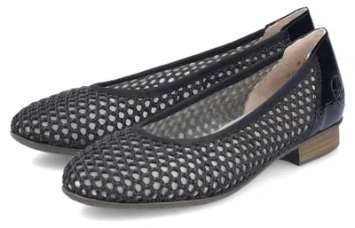 Produktbild von Rieker Damen-Ballerina Schwarz, Farbe:schwarz, EU Größe:36