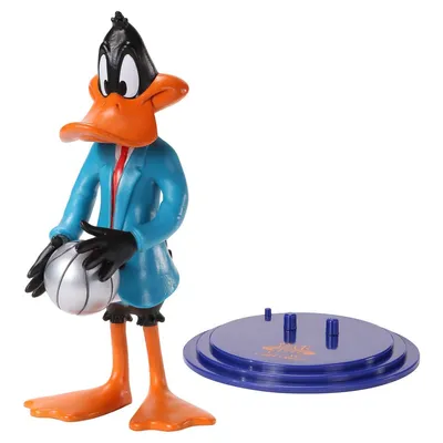 Obrázek produktu pro Noble Collection Space Jam 2 Bendyfigs Kačer Duffy 19 cm NOB9588