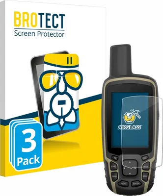 Produktbild von 3x BROTECT Schutzglas für Garmin GPSMAP 65s Schutzfolie Panzer Folie Glas Display Schutz klar