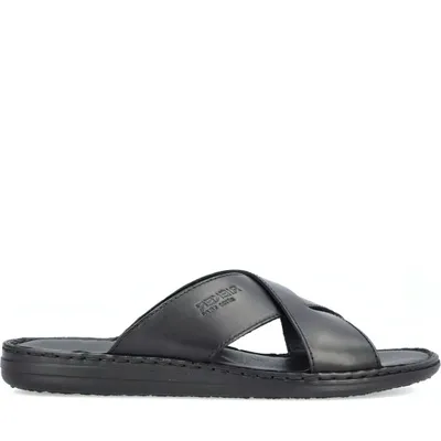 Image de Mules Rieker pour homme 31363932343336 Noir 41 EU