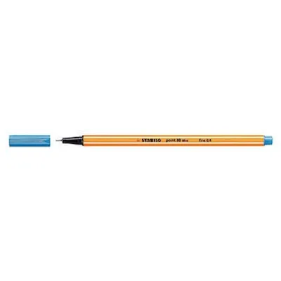 Obrázek produktu pro STABILO point 88, Modrá, Modrá, Oranžová, Šestihranný, Kov, 0,4 mm, Německo