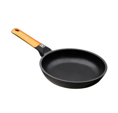 Produktbild von BRA Efficient Orange | 20-cm-Bratpfanne aus Aluminiumguss mit Platinum Plus-Antihaftbeschichtung, für alle Herdarten einschließlich Induktion geeignet