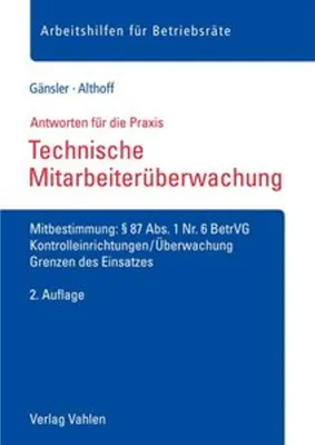 Produktbild von Technische Mitarbeiterüberwachung