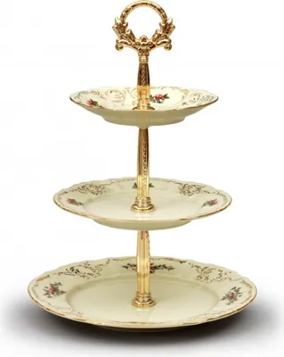 Obrázek produktu pro Thun 1794 Etažérka, Bernadotte, zámecká, český porcelán, Thun