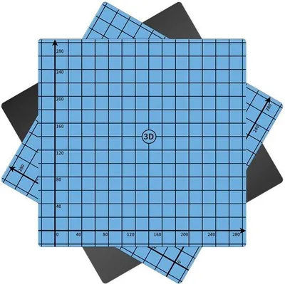 Image de Module d'impression 3D magnétique - Flexible et personnalisable - Dimensions : 310 x 310 mm