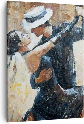 Produktbild von Bild auf Leinwand - Leinwandbild - Einteilig - tanzen sie - 50x70cm - Wand Bild - Wanddeko - Wandbilder - Leinwanddruck - Kunstdruck - Wanddekoration - Leinwand bilder - Wandbild - PA50x70-3773
