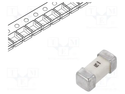 Image de 1 fusible : protection contre les surtensions, type SMD, 250 VAC, 250 V, 1 A, 125 VDC, à action rapide, en céramique, référence 0476001.MRSN